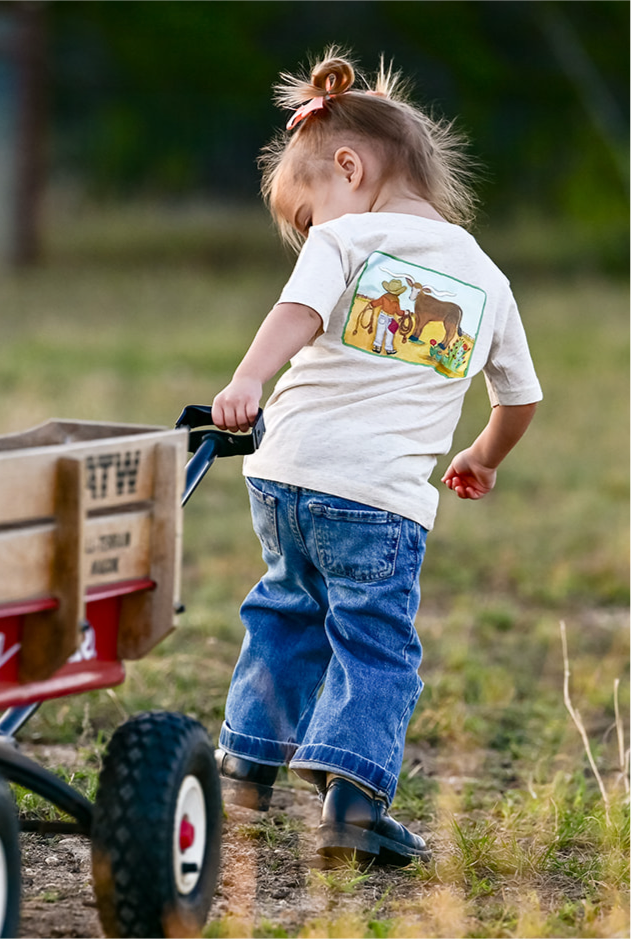 Cowboy Cream Tee